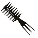 Peigne à cheveux 3 voies Akyol® | coiffures | Peigne | Pour tous les cheveux | Peigne 3 en 1 | Noir