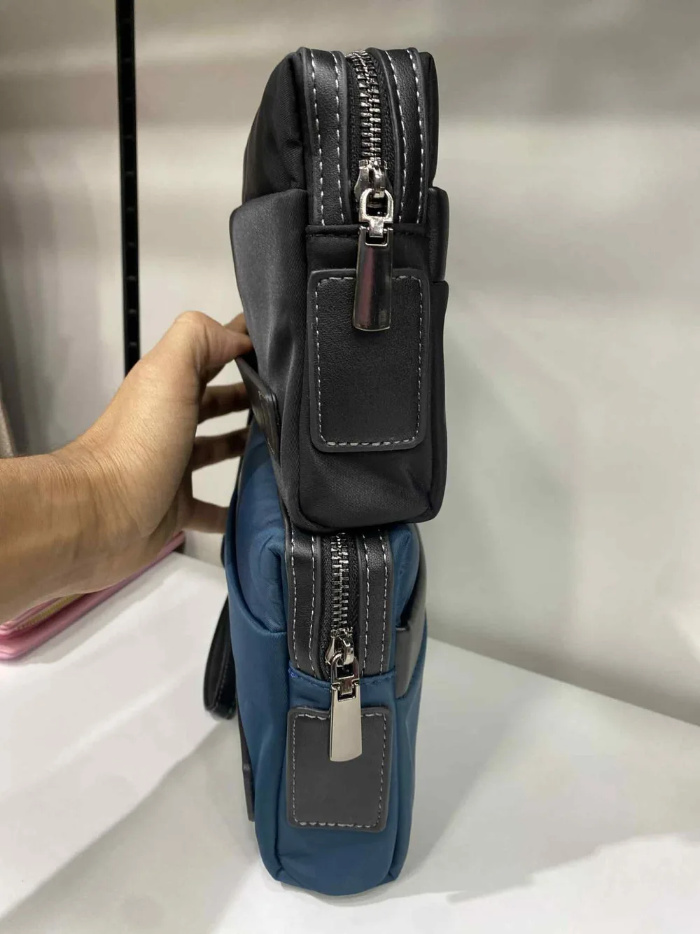 Pochette en toil oxford