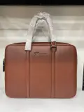 Cartable en cuir véritable SALVADOR FERRAGAMO