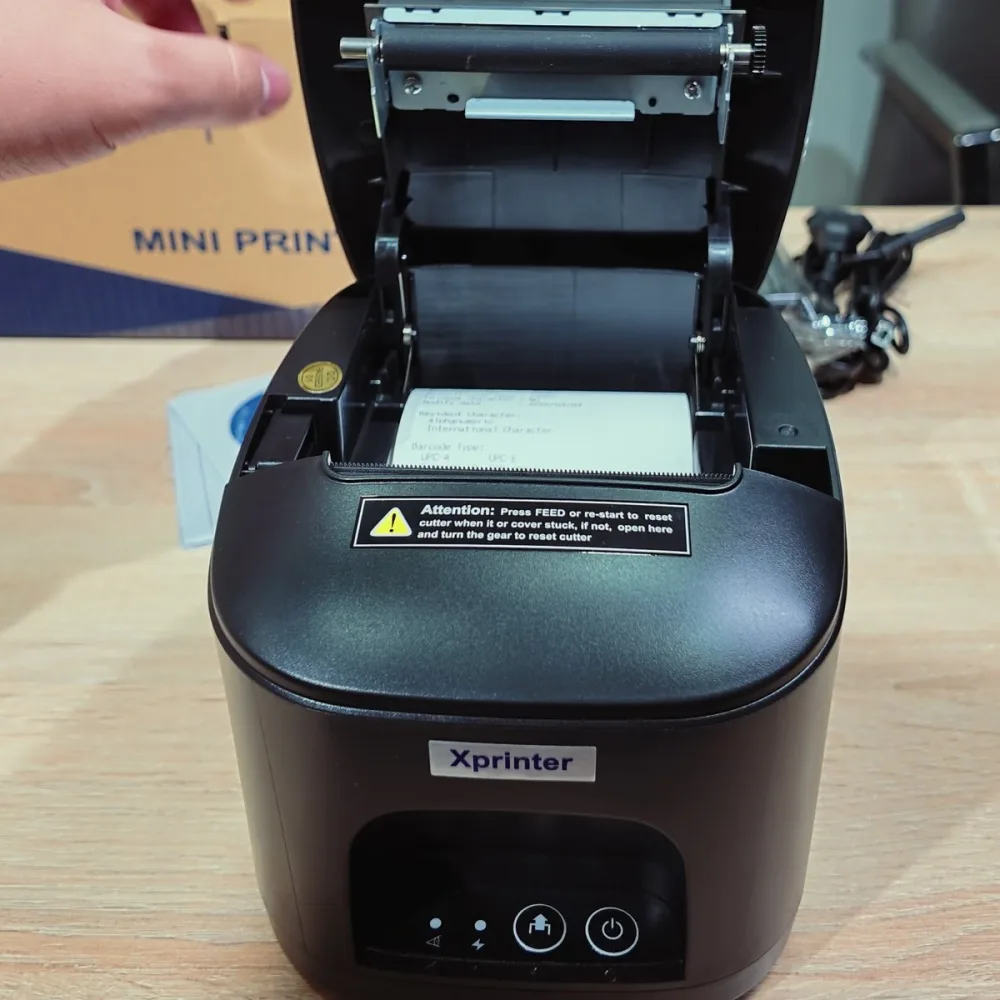 Xprinter XP-Q80BS – Imprimante thermique de tickets 80 mm