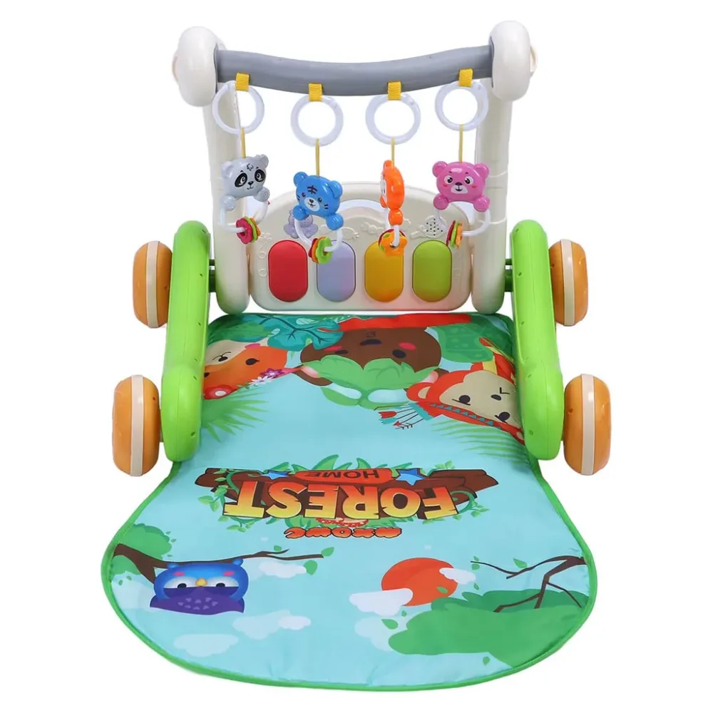 Tapis de marche 2 en 1 pour enfants avec jouets pour bébés – بساط ألعاب ومشاية للأطفال