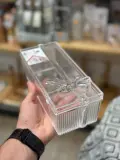🎁 Boîte de Rangement "Cadeau" en Plastique Effet Cristal