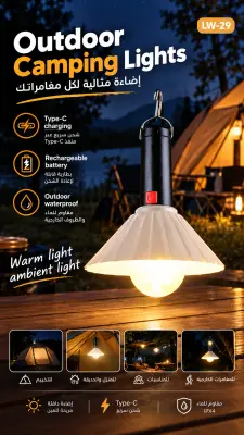 Outdoor camping lamp