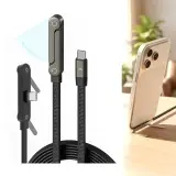 كابل شحن عصري 240W ANKER أصلي مع سيبور مدمج  type C