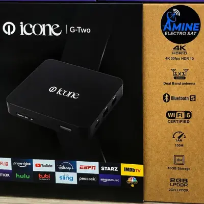 ICONE G-TWO(TV BOX) 24 Mois Mi Box Gratuit