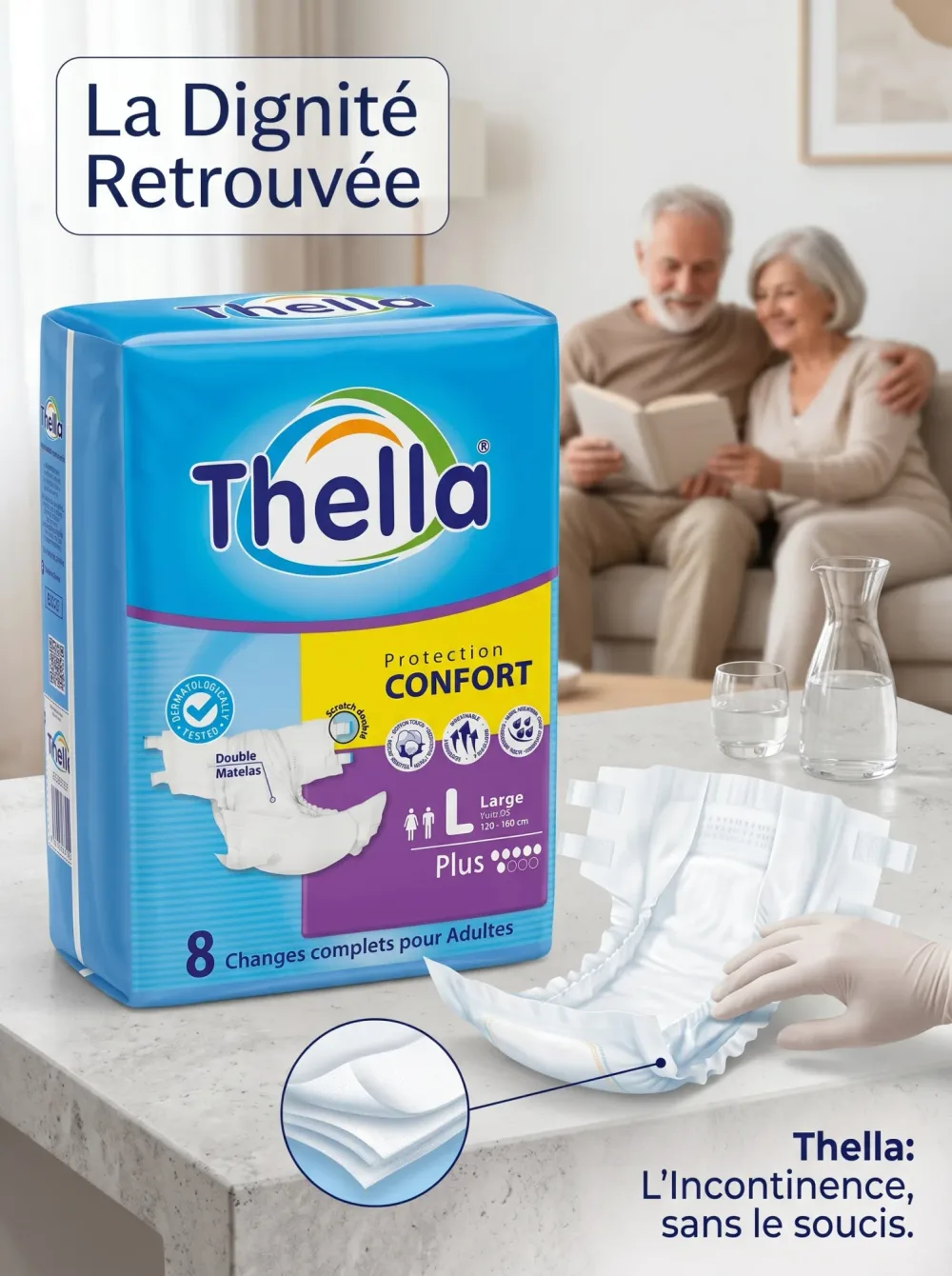 حفاضات للبالغين  Thella (L)