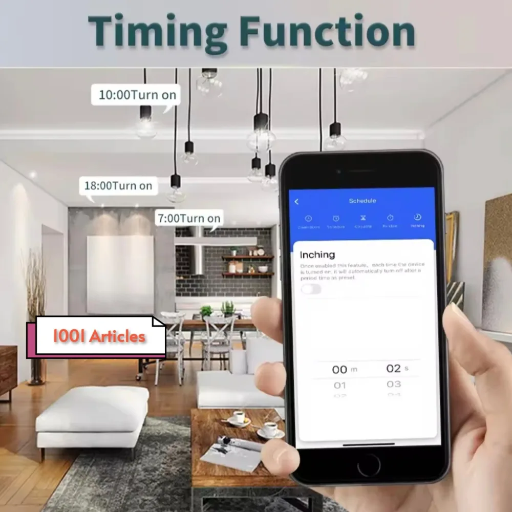 Tuya Smart Mini Switch Double, RF 433