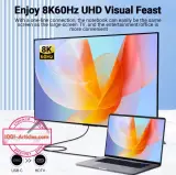 Adaptateur Type C vers HDMI 8k @ 60Hz 4K @ 120Hz, câble HDTV convertisseur TV.