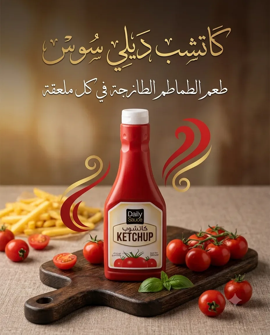 Daily sauce كاتشوب 560مل