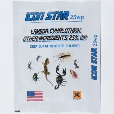 مبيد الحشرات الفعّال ICON STAR 25% WP