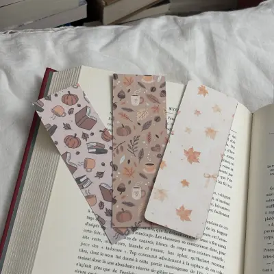 Autumn bookmarks