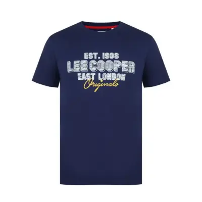 T- Shirt 100% Coton Lee cooper 590131/22 Bleu