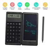 Calculatrice pliable et numérique avec tablette d’écriture LCD 6 pouces – آلة حاسبة ولوحة كتابة 2في1