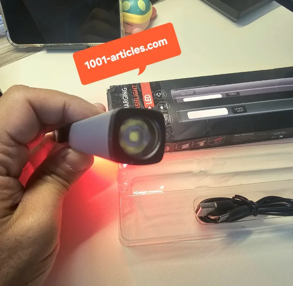 Stylo médical pratique - lumière LED - lampe de poche - magnétique.