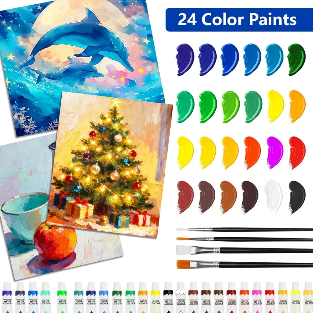 Coffret d'Art Deluxe 144 Pièces avec Mallette Portable - علبة أدوات الرسم والتلوين الفاخرة 144 قطعة داخل حقيبة