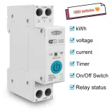 Disjoncteur intelligent TOMZN Tuya Wifi avec rail DIN