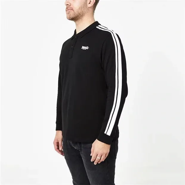 Polo manches Longues Lonsdale Noir