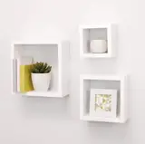 3 Étagères Murale en Bois -  رف جداري