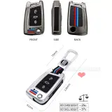 Coque clé pour Audi A1 VW Golf 7 Polo Touran T-ROC Tiguan / Skoda / Seat
