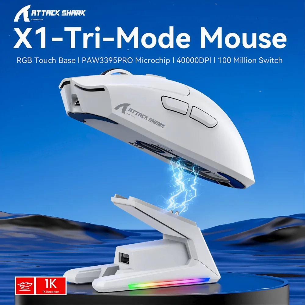 Attack Shark X1 Wireless + Charging Dock