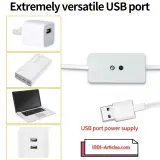 Ruban LED, bande lumineuse avec capteur de mouvement, induction, lumière chaude, USB