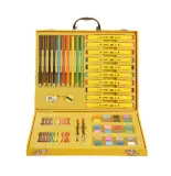 Coffret d'Art Peinture et Coloriage pour Enfants Mallette Canard Jaune - علبة أدوات الرسم والتلوين للأطفال مع حقيبة