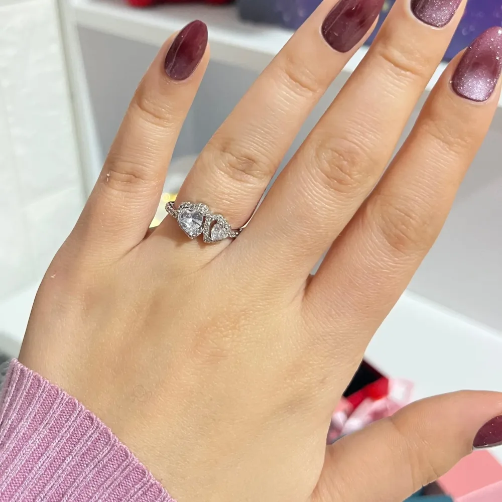 Bague coeurs