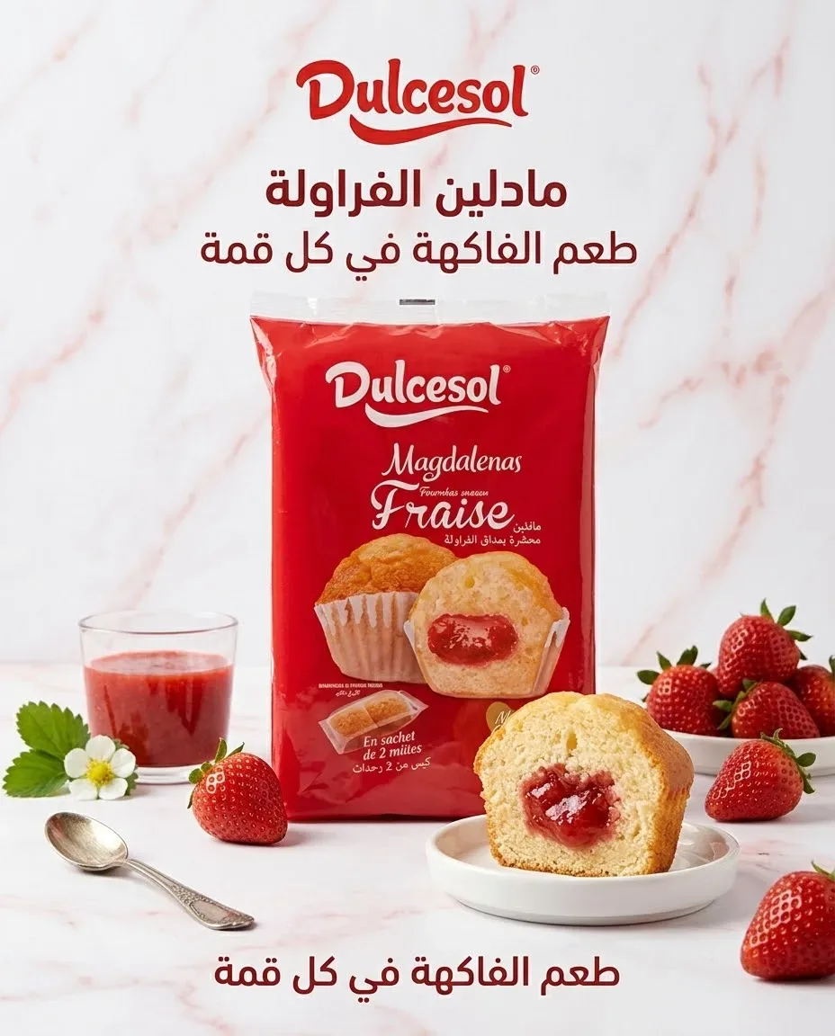 مادلين بحبيبات الشكولاطة _دولسيسول_
