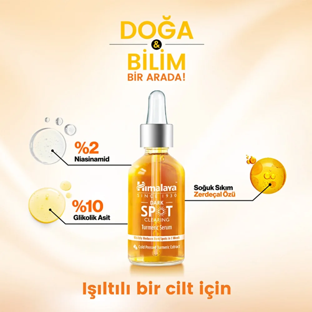 Sérum anti-taches au curcuma Himalaya 30 ml