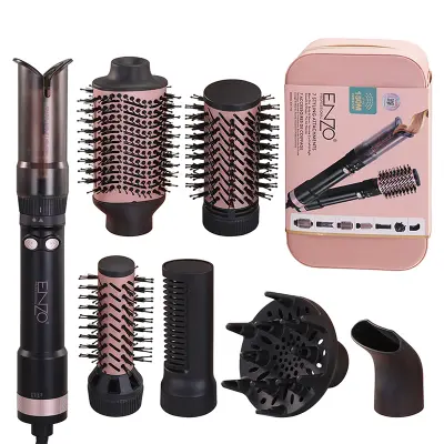 Kit de coiffage PACK ENZO Professional 7-in-1 1500W – Système de Coiffage Multifonction avec 7 Accessoires EN-760