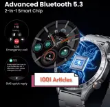 HAYLOU SOLAR 5 - Smart Watch pour Homme - 1.58", Amoled 60Hz, IP68
