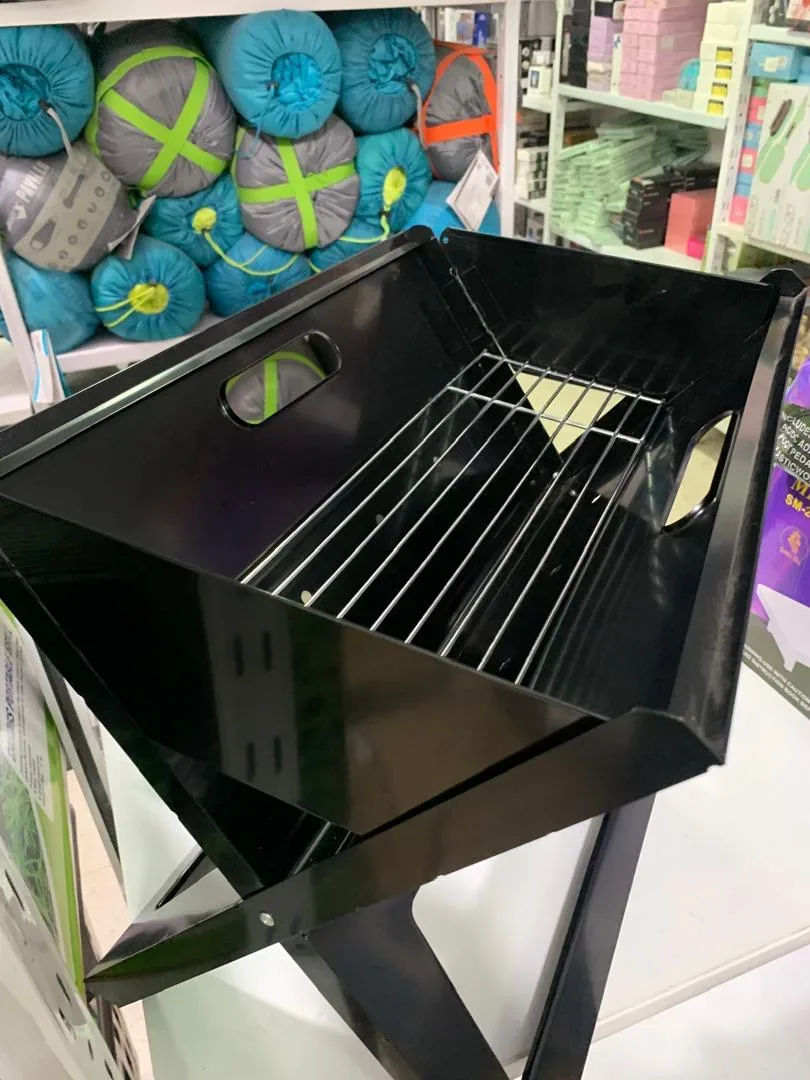 Barbecue à charbon Portable Pliable Grille sous forme de X
