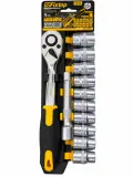 Jeux Douille plus cliquet FIXTOP 12PCS (12p) 14470