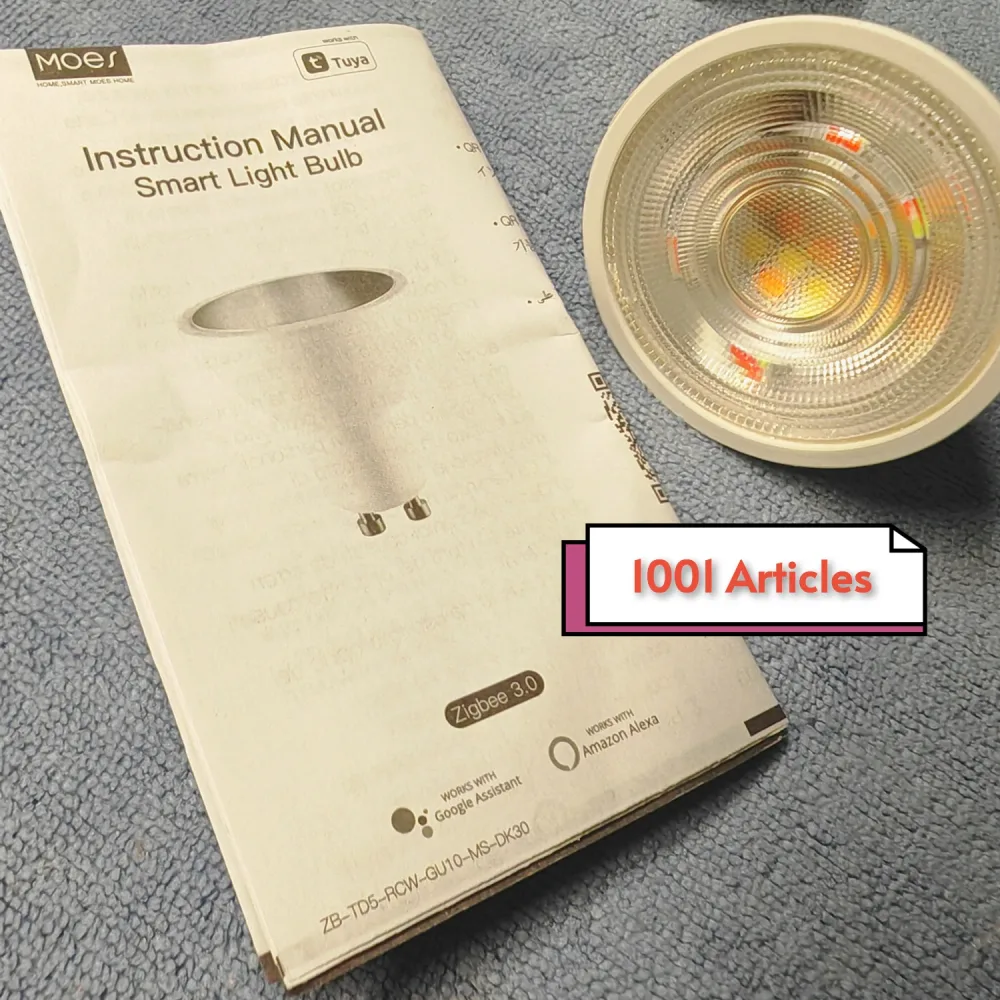 Spot-LED RGB MOES Tuya Zigbee GU10