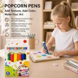 يولّي ولدك فنان صغير مع Popcorn Pens! 🌈✨