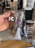Porte-clés Pompon Sandale & Foulard hermes