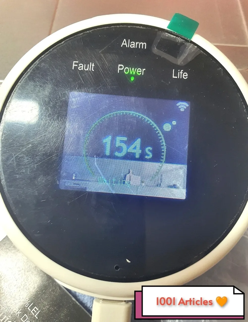 Détecteur intelligent de fuite de gaz avec sirène et capteur de température - Tuya Smart WiFi