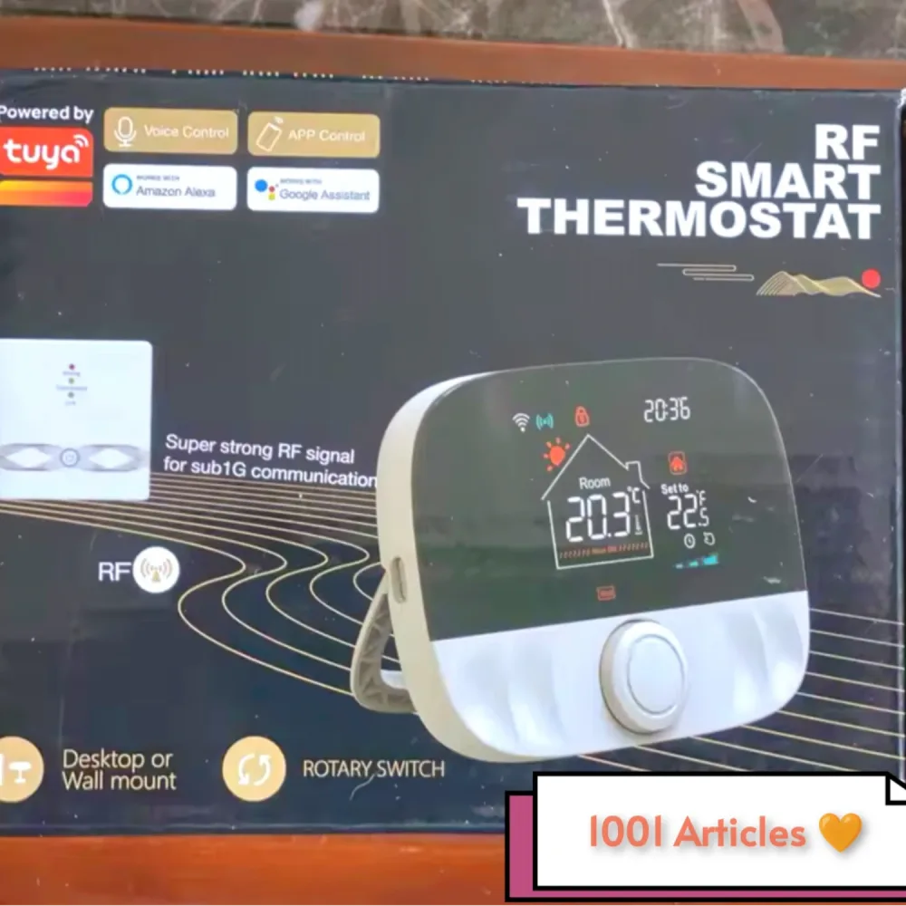 Thermostat connectée avec récepteur RF 433 Ghz