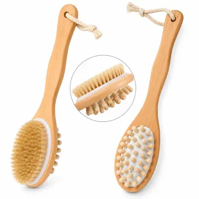 Brosse Corps en Bois Double Face – Nettoyage et Massage 3370-12