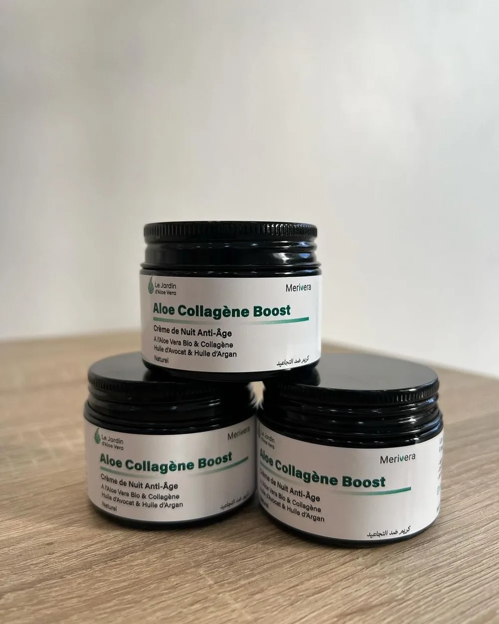 Crème de nuit anti-âge Aloe collagène boost