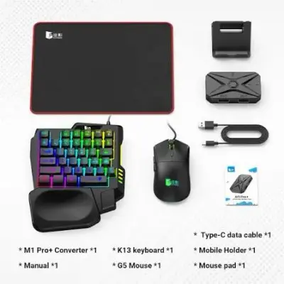 M1 PRO+ 5 IN 1 MOBILE GAME COMBO PACK