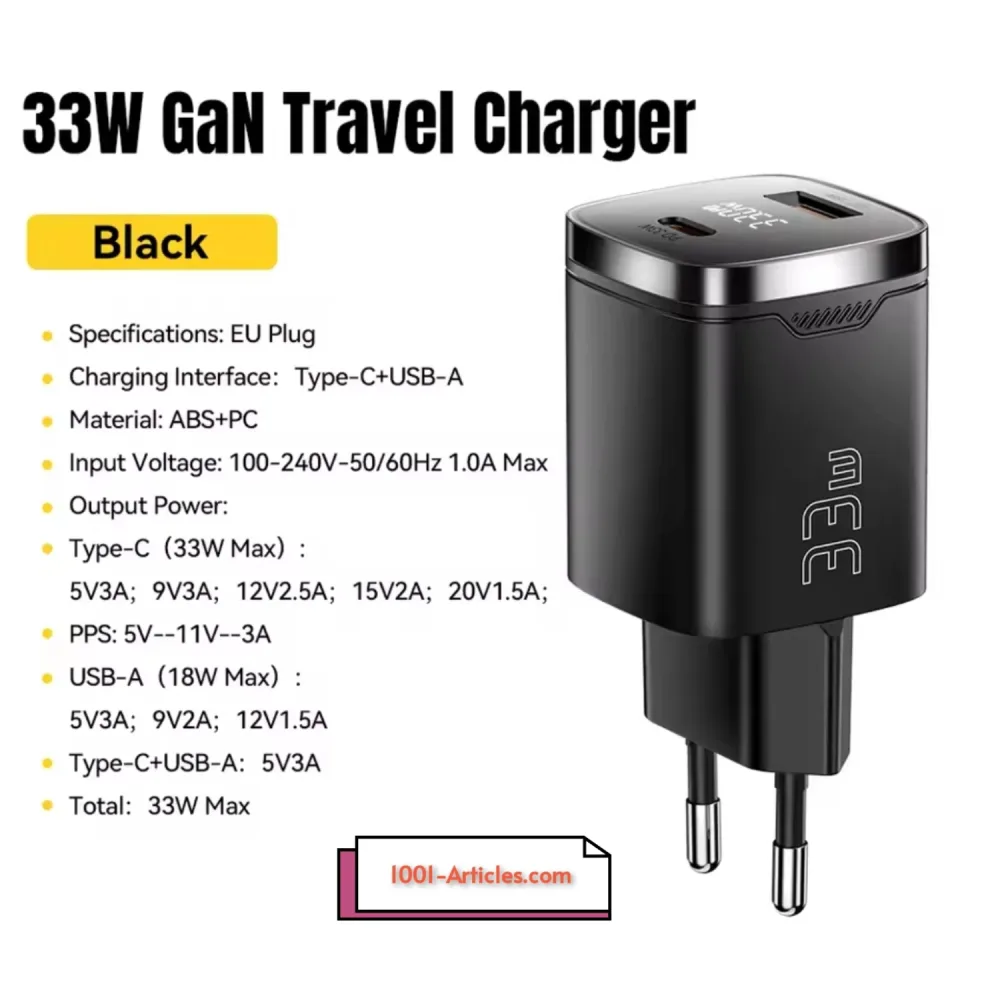 Chargeur Rapide Charge PD33W Original - ESSAGER