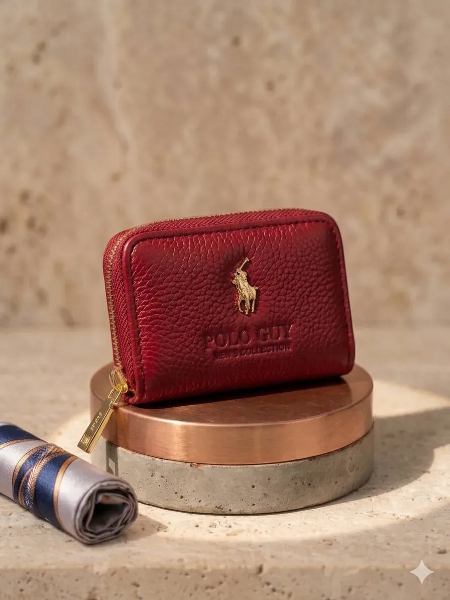 Portefeuille Zippé "Polo Guy"