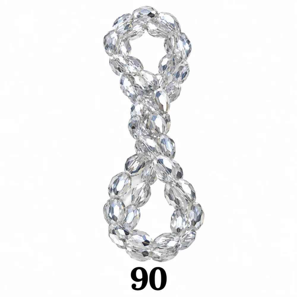 Cristal Goute 8*11 Qty:10 fil
