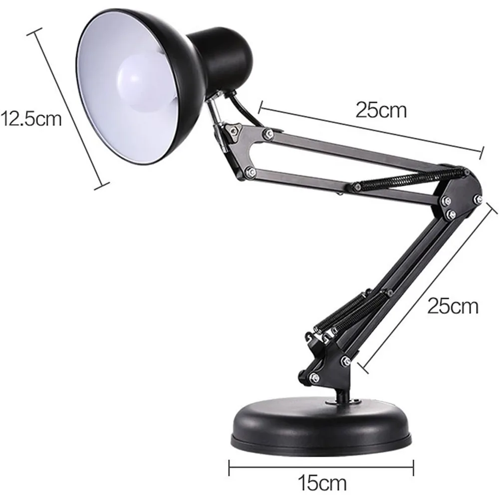 Lampe de bureau en métal