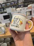 Mug en céramique fleuri "Camping Style" – Collection Botanique