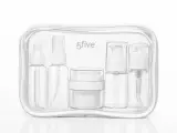 Kit de Flacons de Voyage Rechargeables 5FIVE – Trousse Transparente