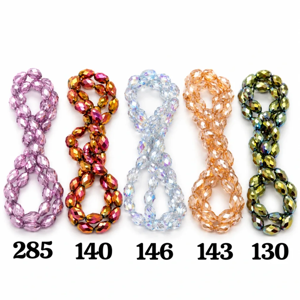 Cristal Goute 8*11 Qty:10 fil