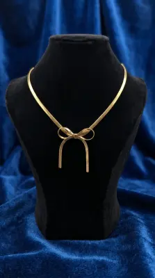 COLLIER NOEUD EN ACIER INOXYDABLE