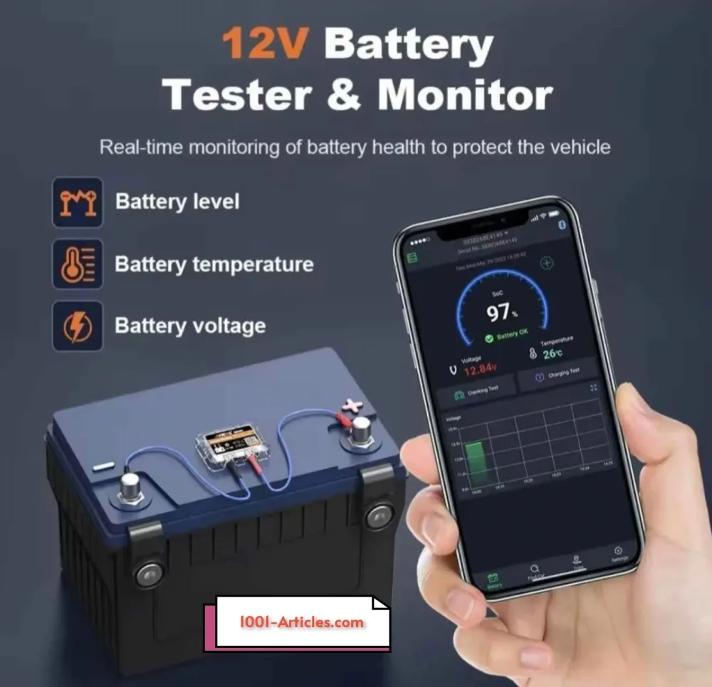 Module de Contrôle et de Surveillance de l'état de Batterie du Véhicule